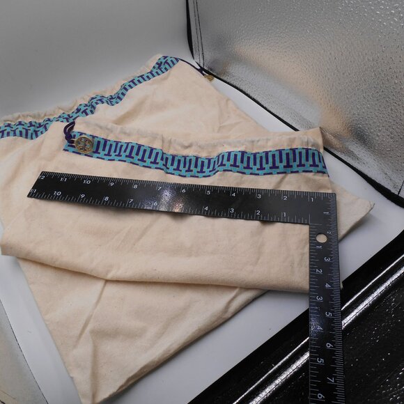 LOT OF 2 TORY BURCH DUST TRAVEL STORAGE DRAWSTRING CLOTH BAG - Picture 4 of 5